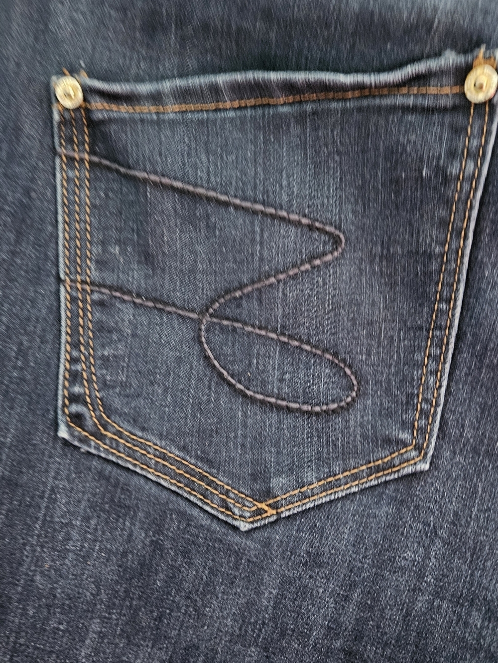 Seven7 Dark Blue Skinny Jeans - Picture 2 of 6